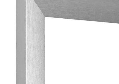 Frame 2 | Picture Frame Largo-304-silver- brushed silver hem in